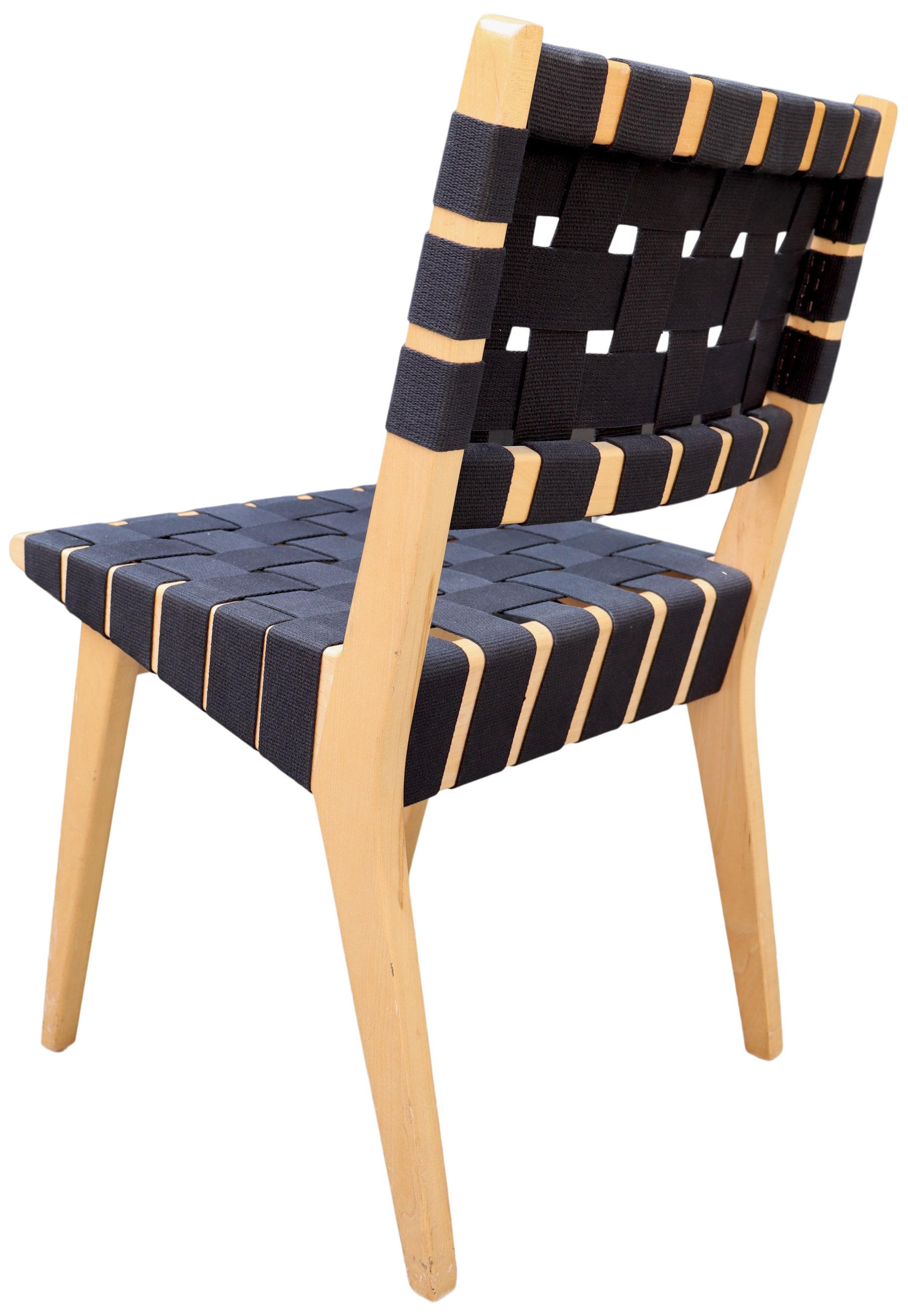 American Midcentury Jens Risom Side Chair for Knoll