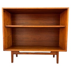 Vintage Midcentury Jens Risom Walnut Bookcase