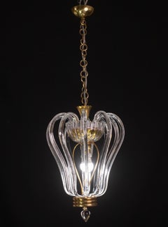 Midcentury Jewel Murano Glass Chandelier by Barovier e Toso, 1950s