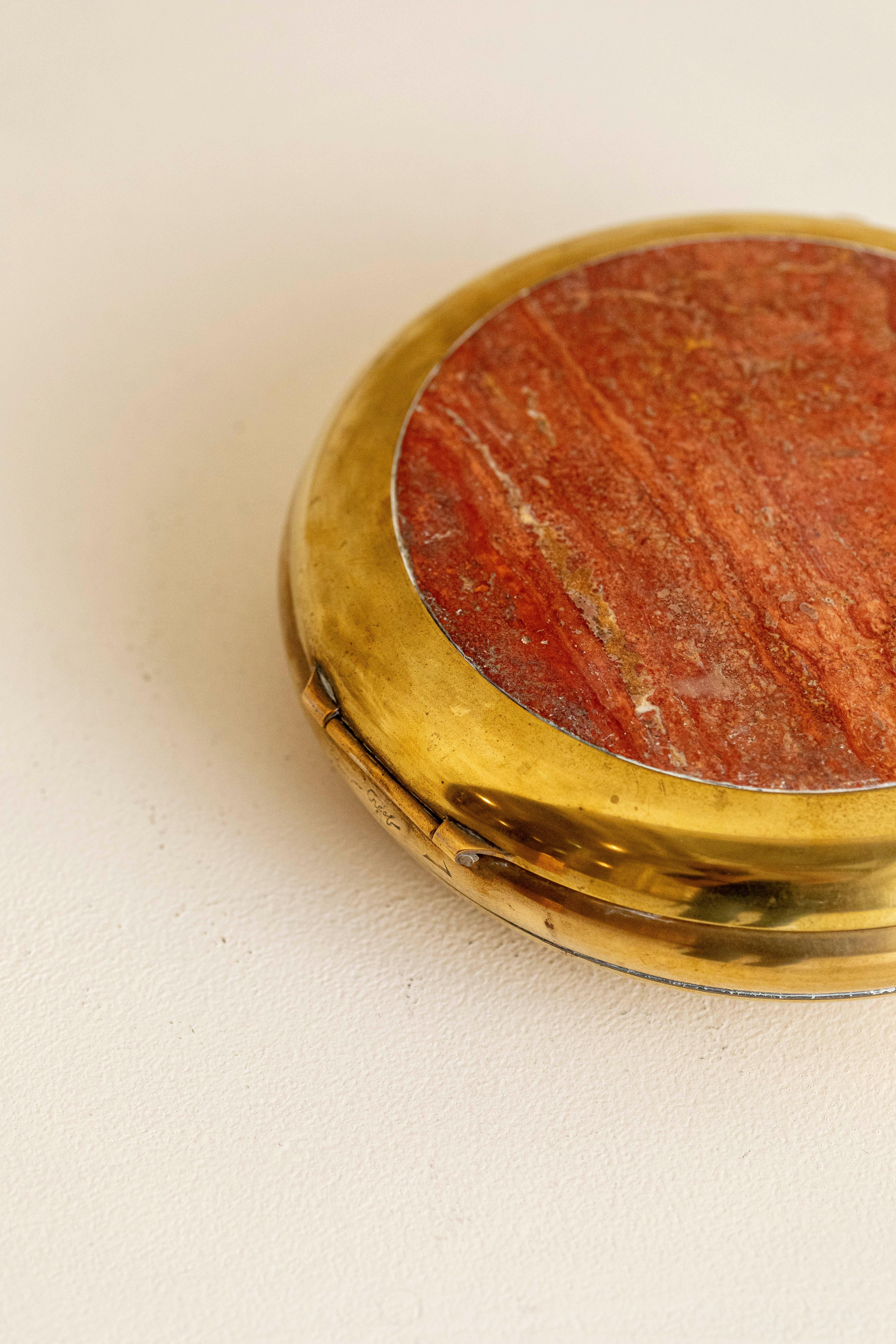 Italian Midcentury jewelry box designed by Gabriella Crespi, Italy  For Sale