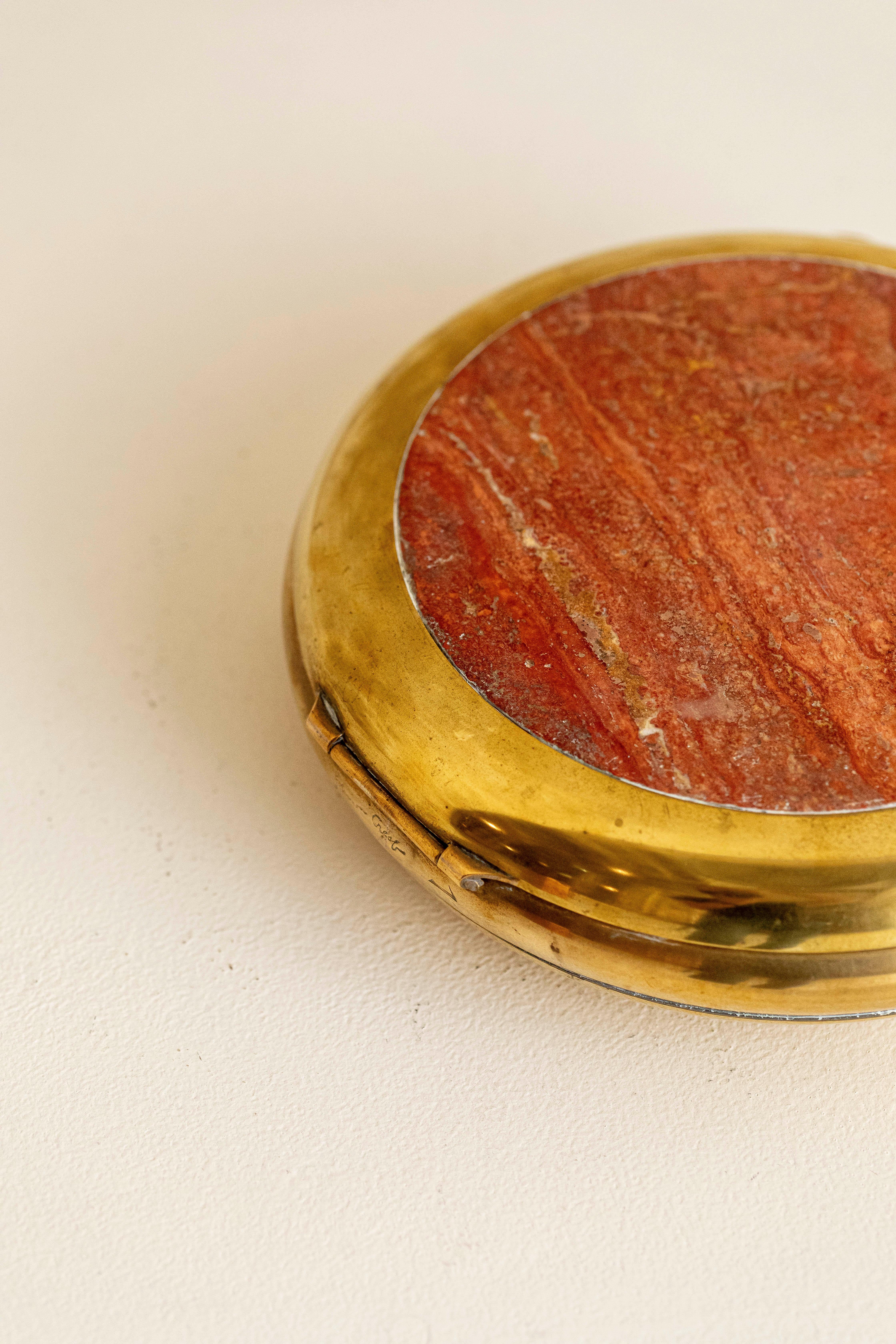 Late 20th Century Midcentury jewelry box designed by Gabriella Crespi, Italy  For Sale