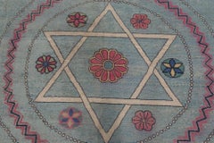 Doris Leslie Blau Midcentury Jewish Star of David Marbadia Rug