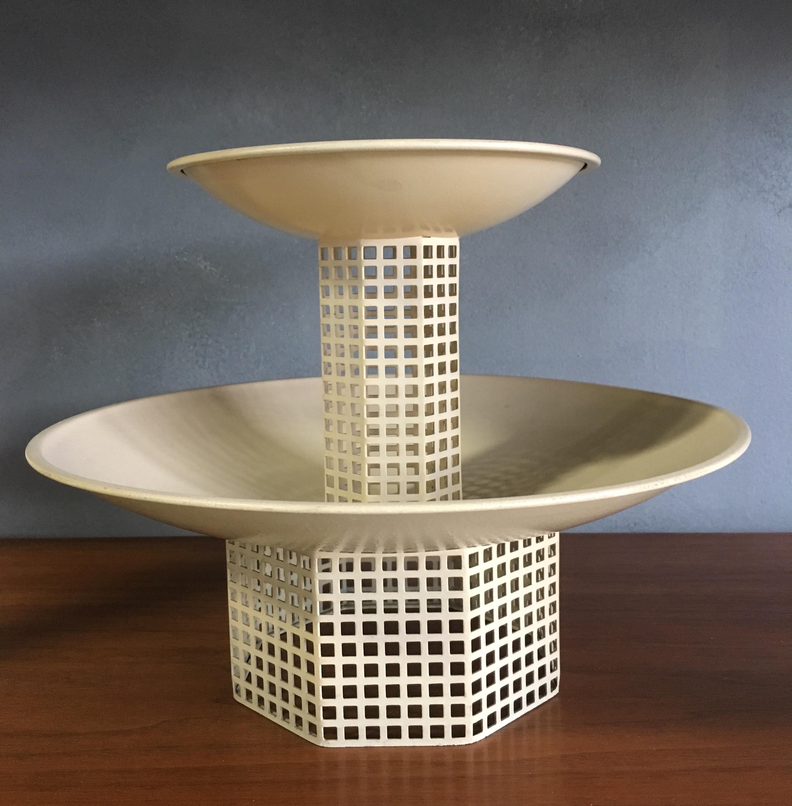 Mid-Century Modern Midcentury Josef Hoffman Two-Tier Tray for Bieffeplast