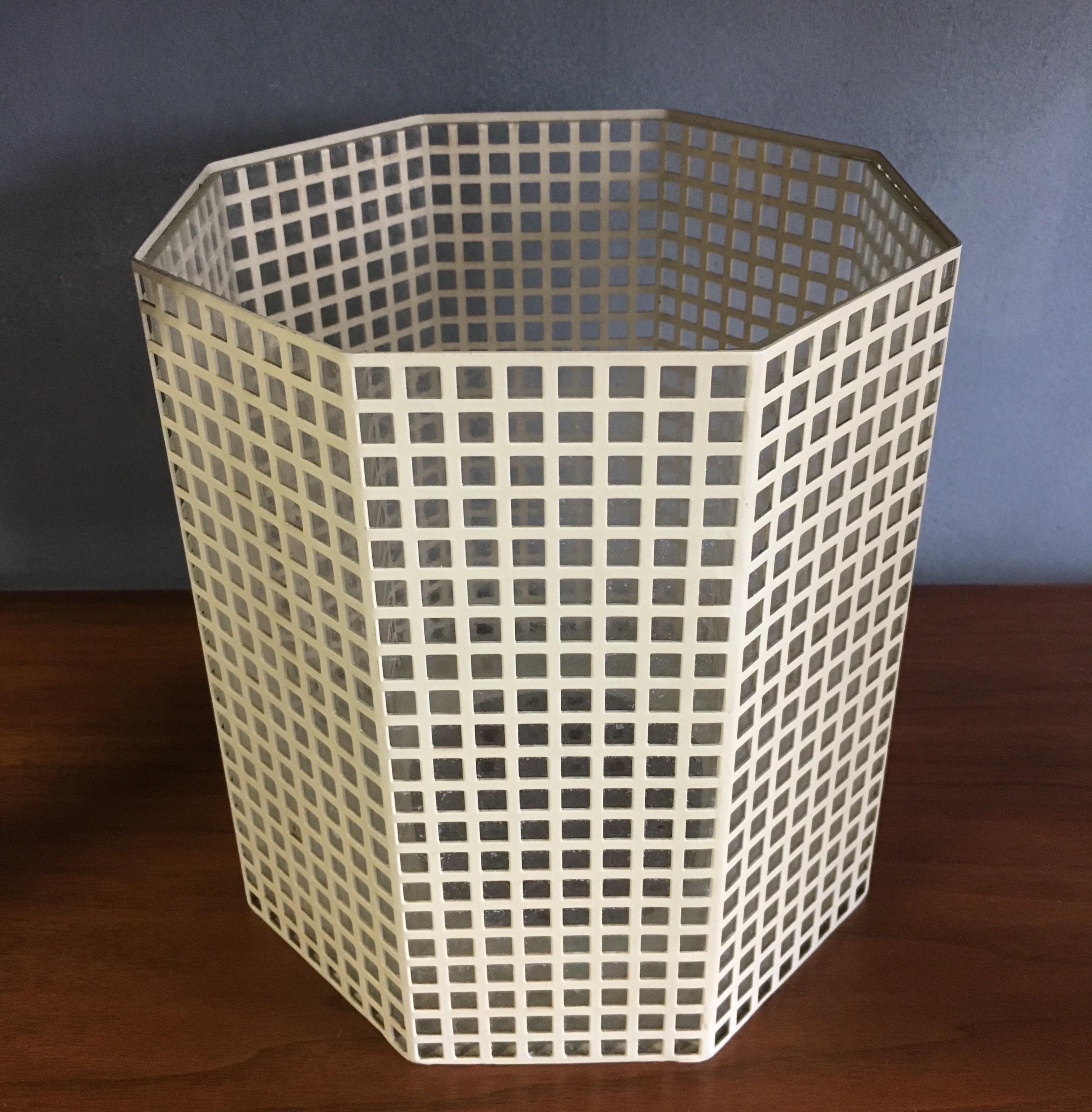 Elegant and strikingly minimal Bauhaus designs by Josef Hoffmann. The vase height is 8 1/2 inches high the width is 7 1/2 inches From largest point) wide with minor flea bite chips to the top of the glass. Showing very little use. Two available.