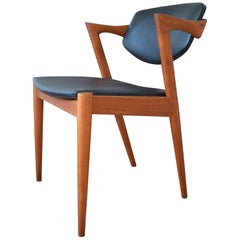Midcentury Kai Kristiansen Model 42 Teak Dining Chair