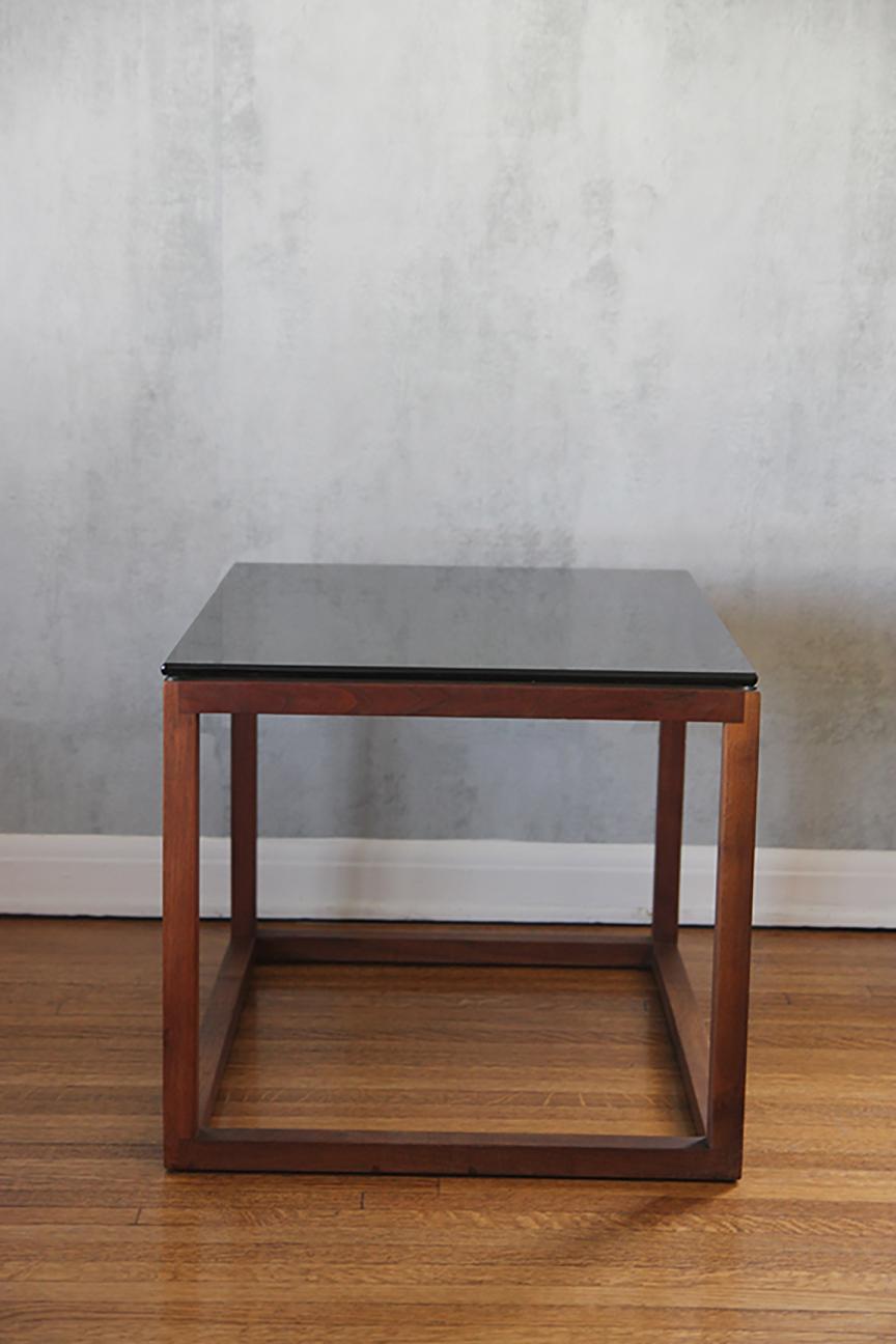 Belgian Midcentury Kai Kristiansen Style Teak cocktail table For Sale