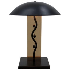 Midcentury Kamenický Šenov Design Table Lamp, 1980s