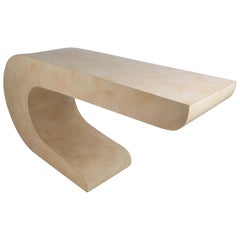 Midcentury Karl Springer Style Console Table