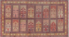 Midcentury Khotan Samarkand Handmade Wool Rug
