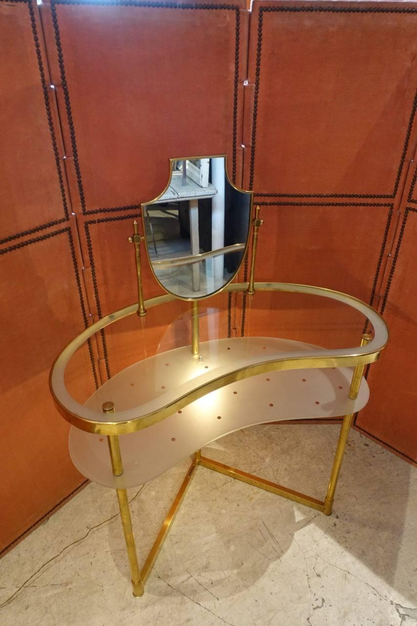 Midcentury Kidney Shaped Dressing Table 3