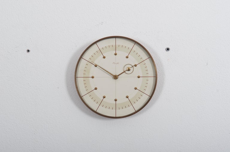 Midcentury Kienzle Wall Clock at 1stDibs
