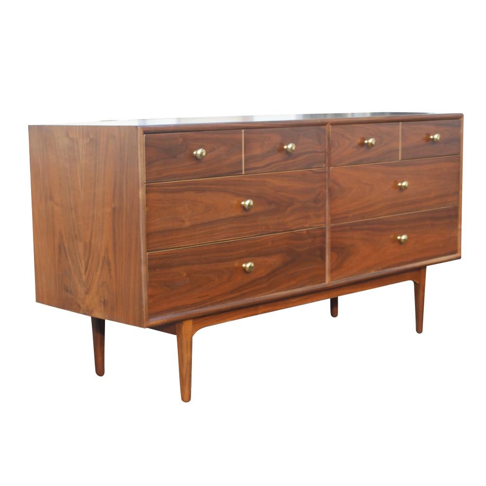 Mid-Century Modern Midcentury Kipp Stewart Drexel Walnut Dresser