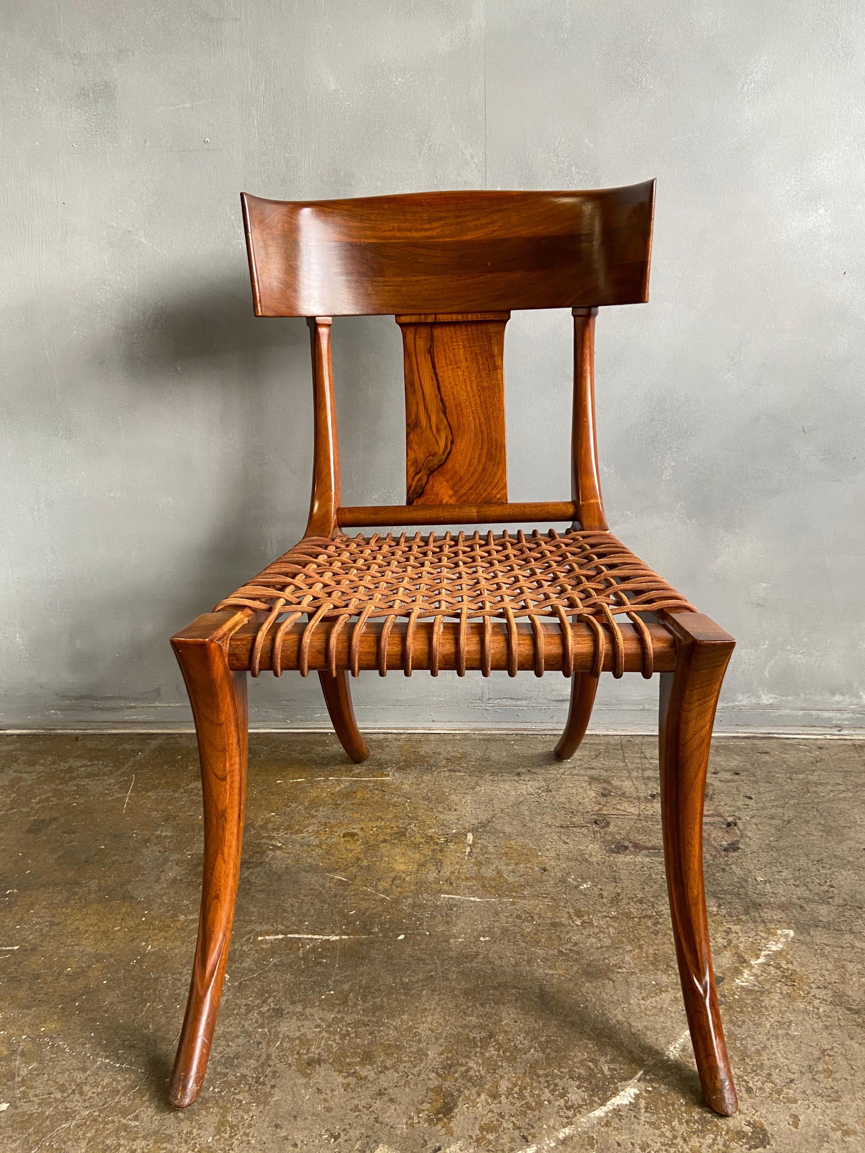 Mid-Century Modern Midcentury Klismos Chairs 'Set of 4'