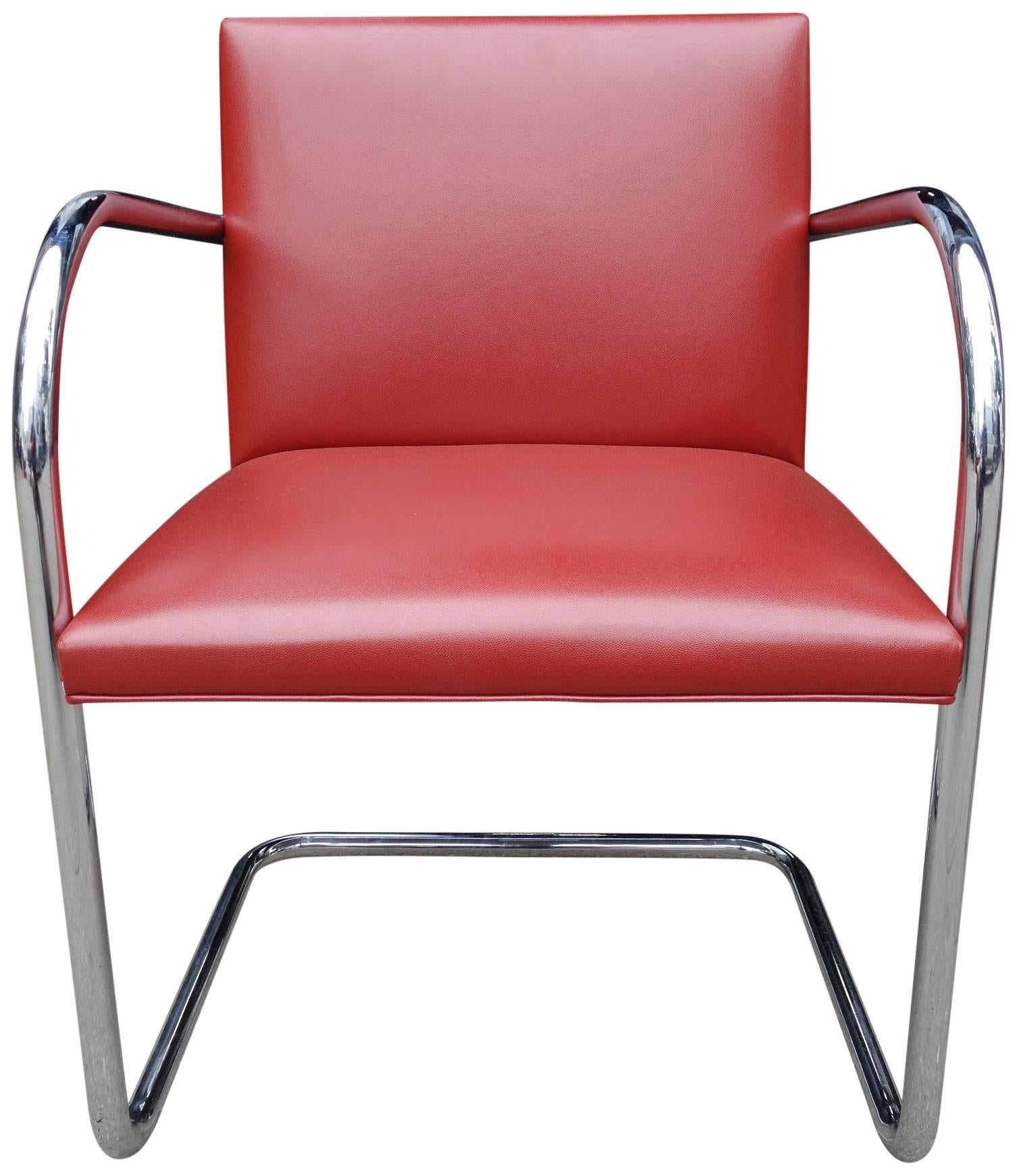 North American Midcentury Knoll Brno Chairs by Mies van der Rohe