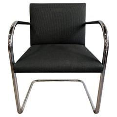 Vintage Midcentury Knoll Brno Chairs by Mies Van Der Rohe in Black 30 Available