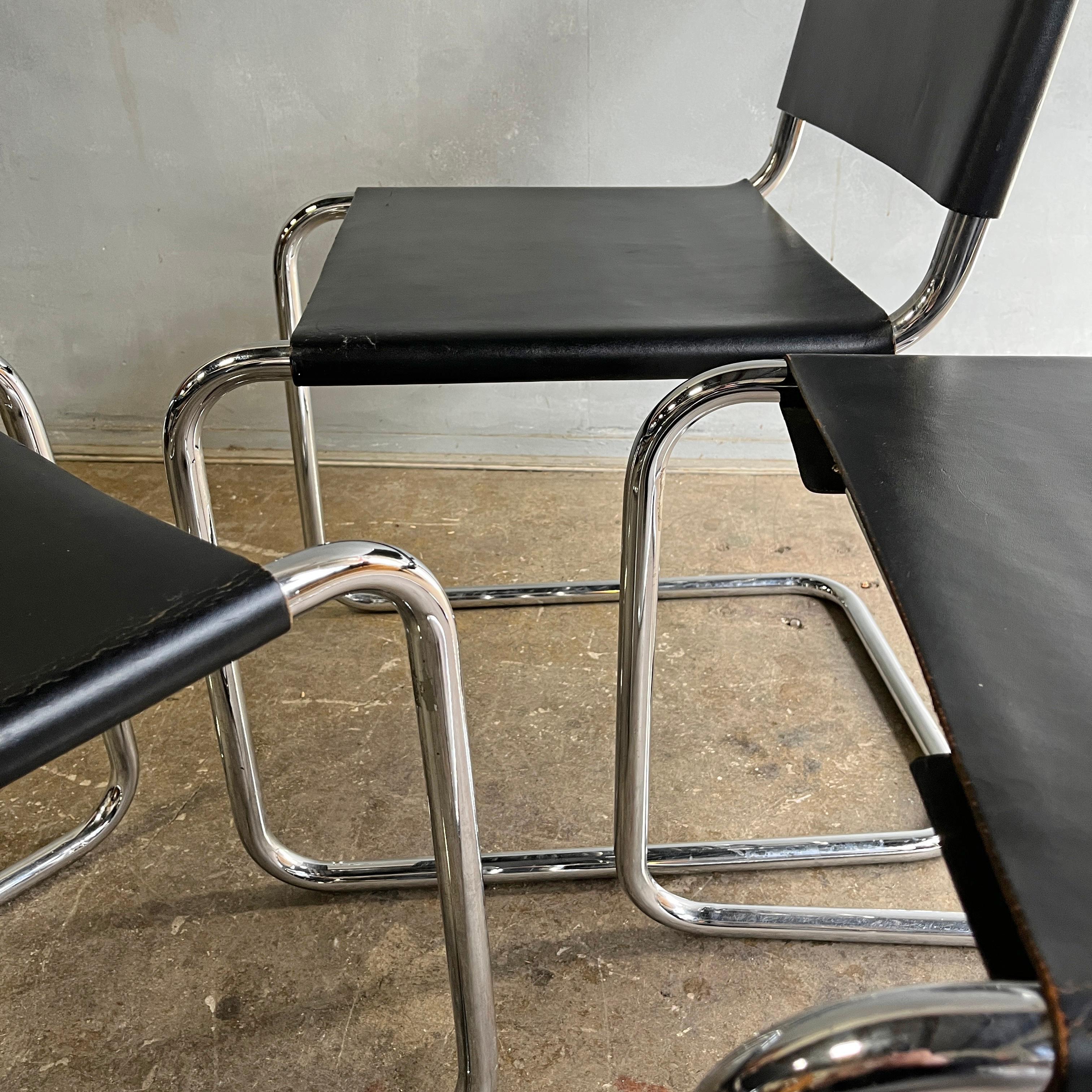 Mid-Century Knoll Spoleto Chairs 1970s Set of 4 4