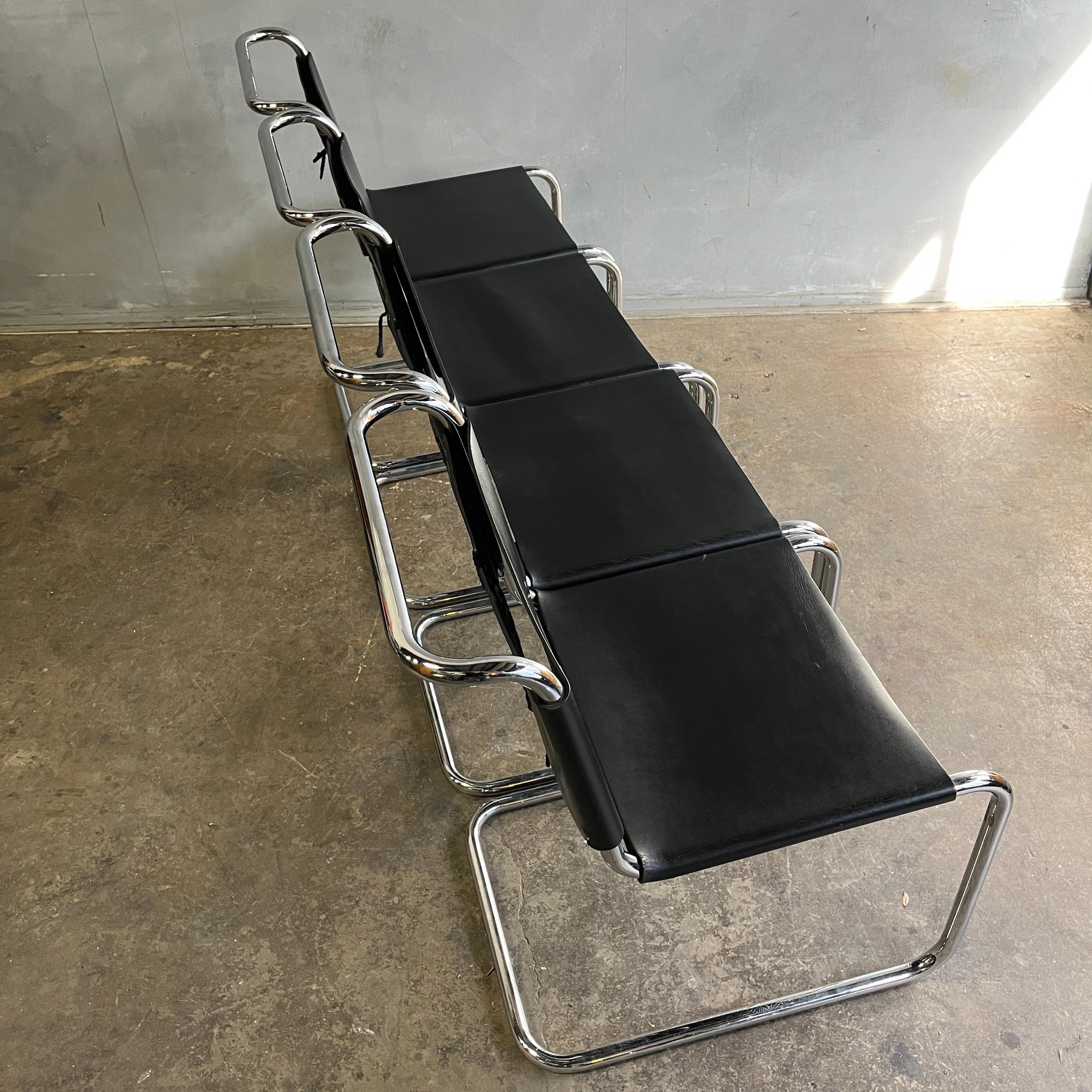 Mid-Century Knoll Spoleto Chairs 1970s Set of 4 2