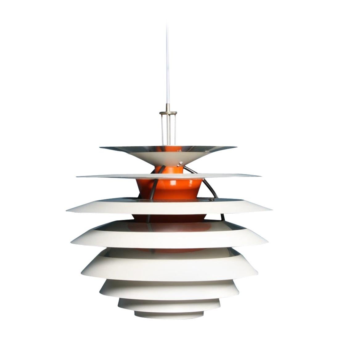 Midcentury "Kontrast" Pendant by Poul Henningsen, Made in Denmark, 1960s For Sale