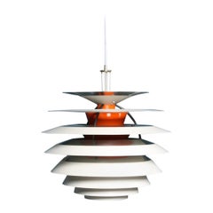 Midcentury "Kontrast" Pendant by Poul Henningsen, Made in Denmark, 1960s