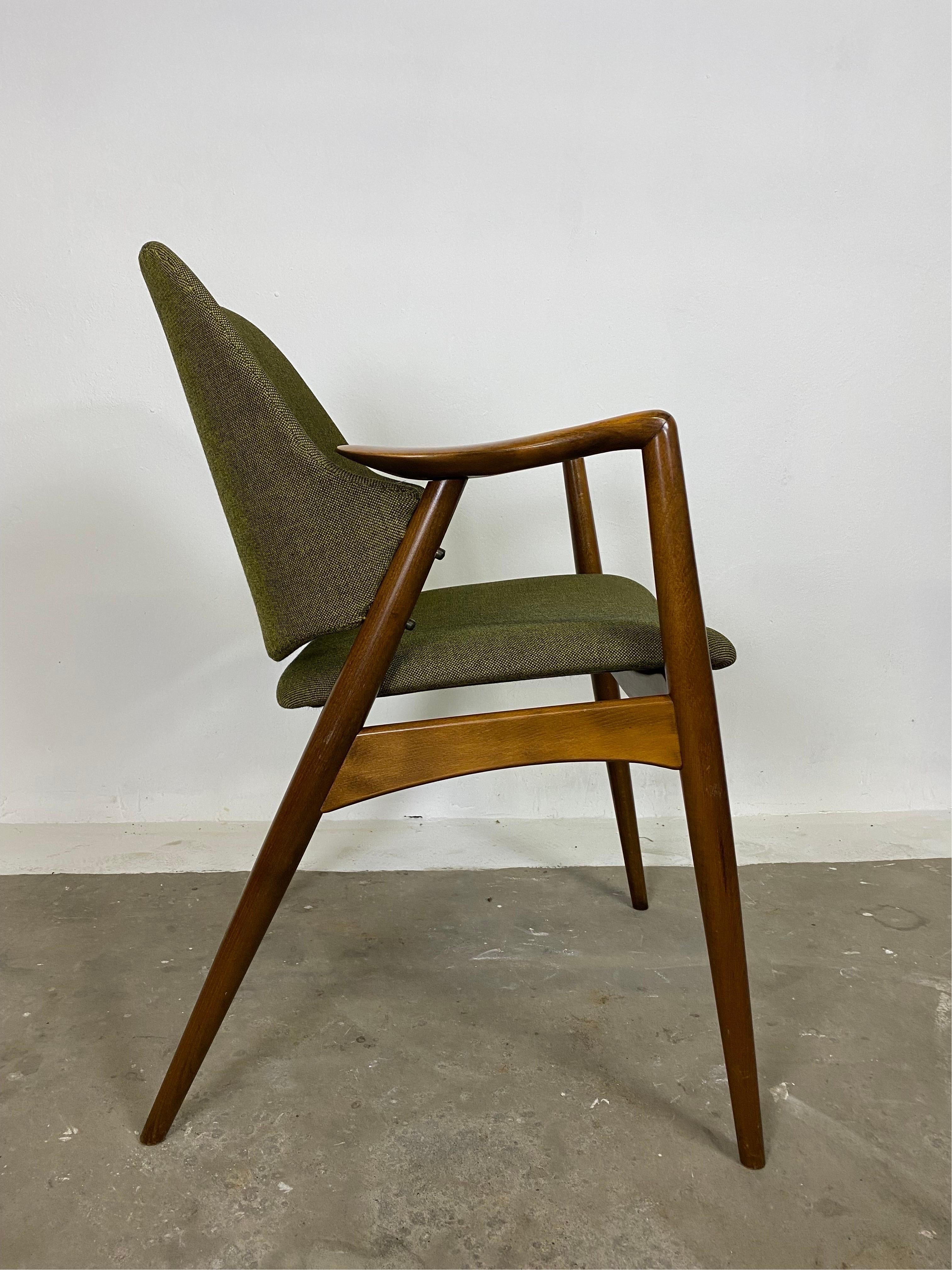 Midcentury Kontur Set of 2  Chairs by Alf Svensson for Dux Sweden 1950s For Sale 2