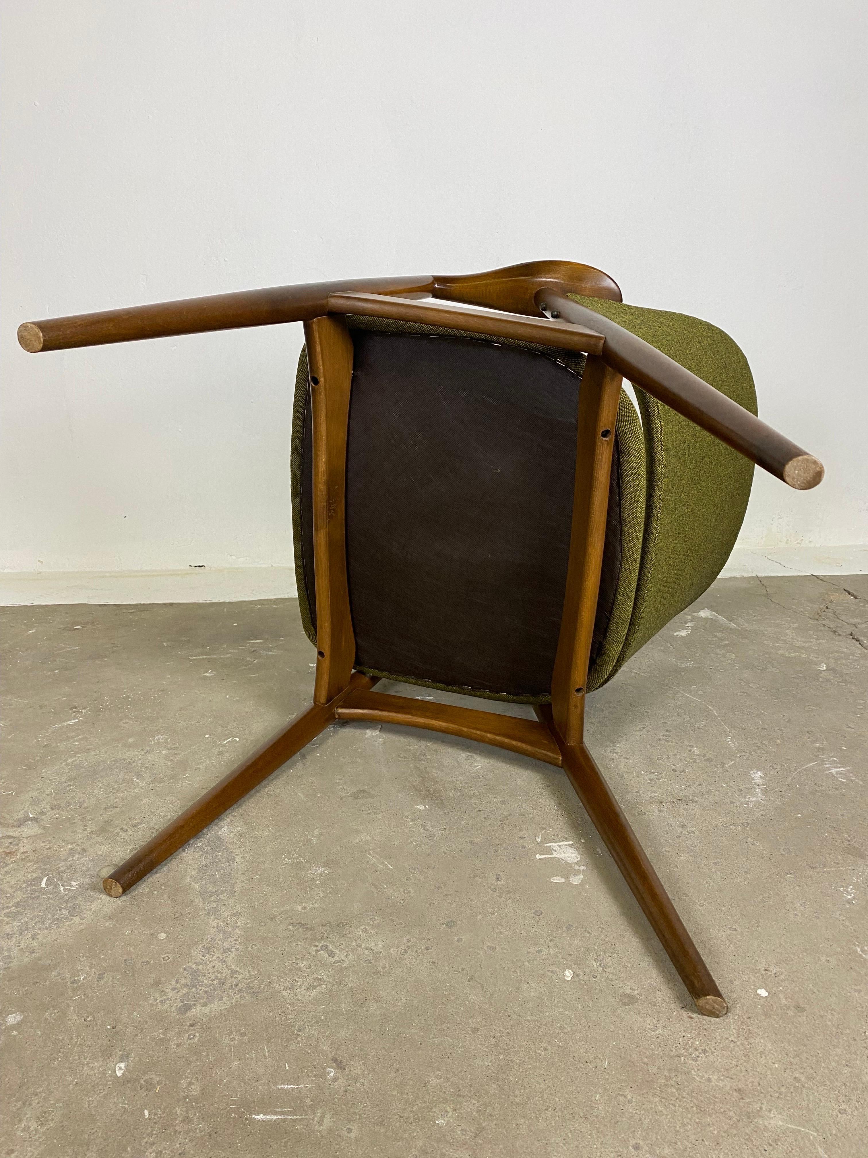 Swedish Midcentury Kontur Set of 2  Chairs by Alf Svensson for Dux Sweden 1950s For Sale