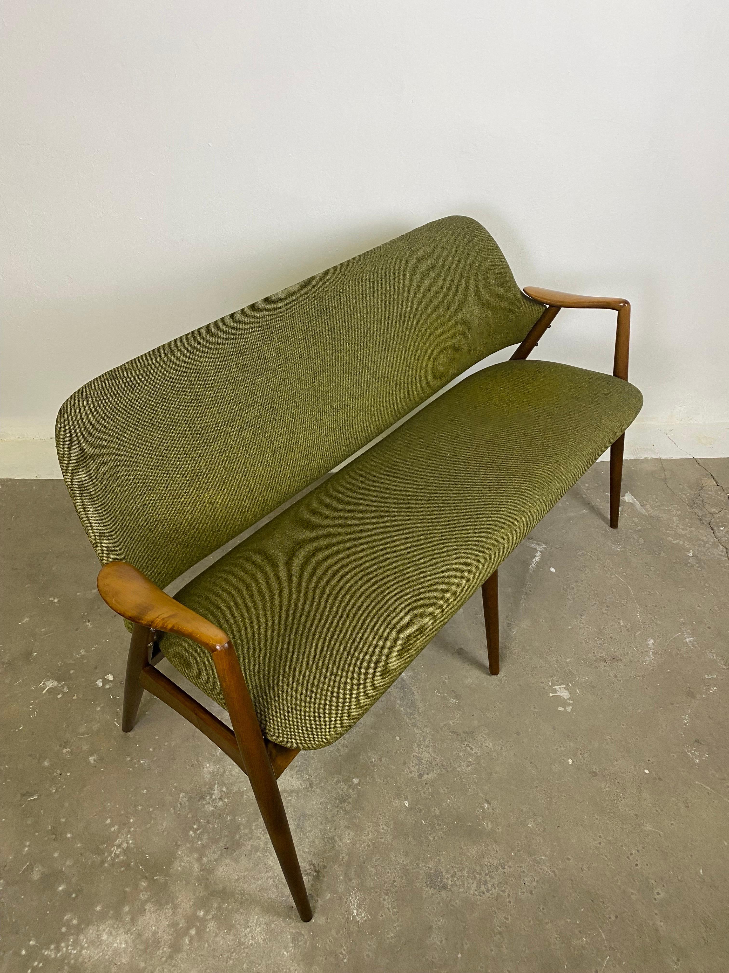 Swedish Midcentury Kontur Sofa Bench by Alf Svensson for Dux Sweden 1950s For Sale