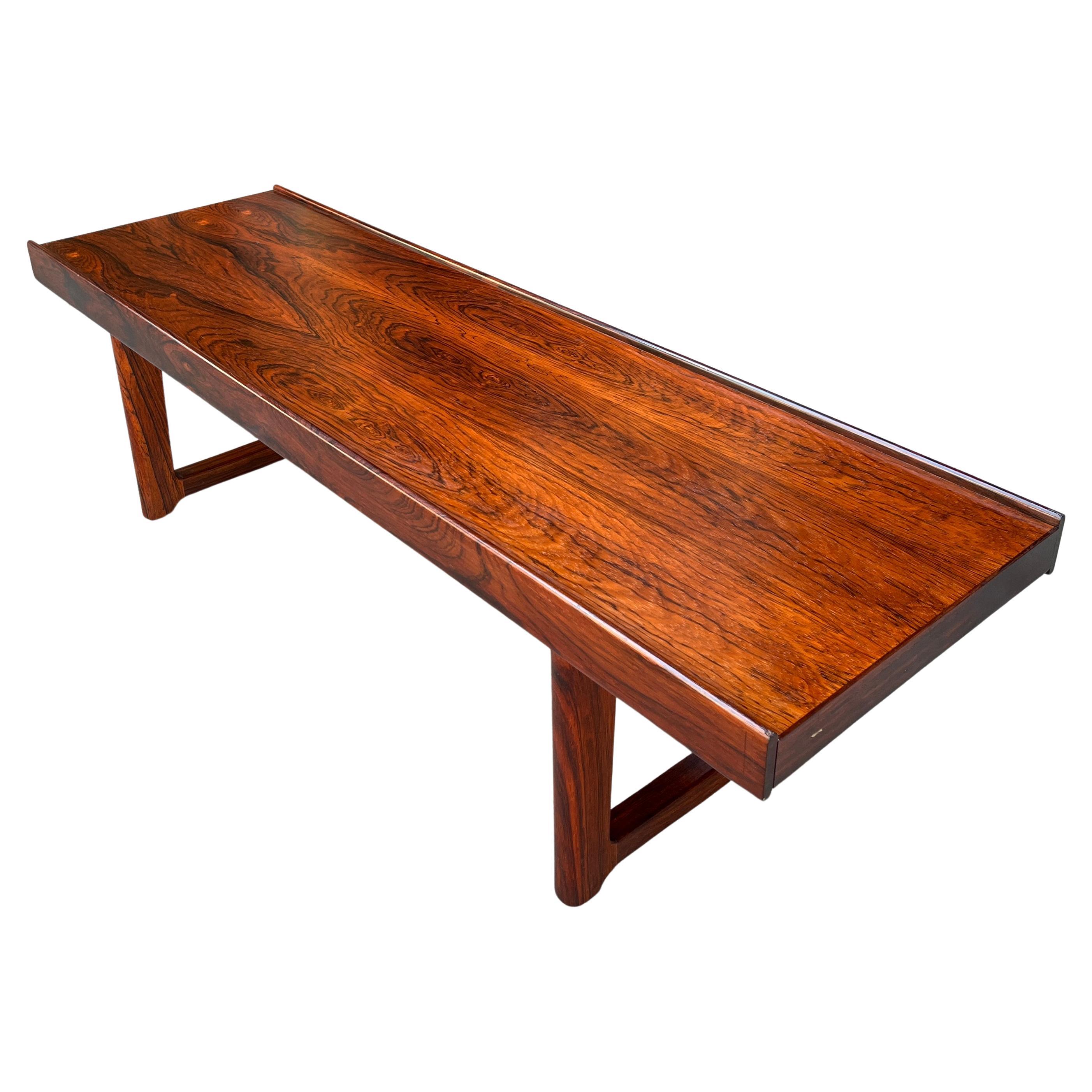 Midcentury “Krobo” Table / Bench by Torbjørn Afdal for Bruksbo For Sale 4
