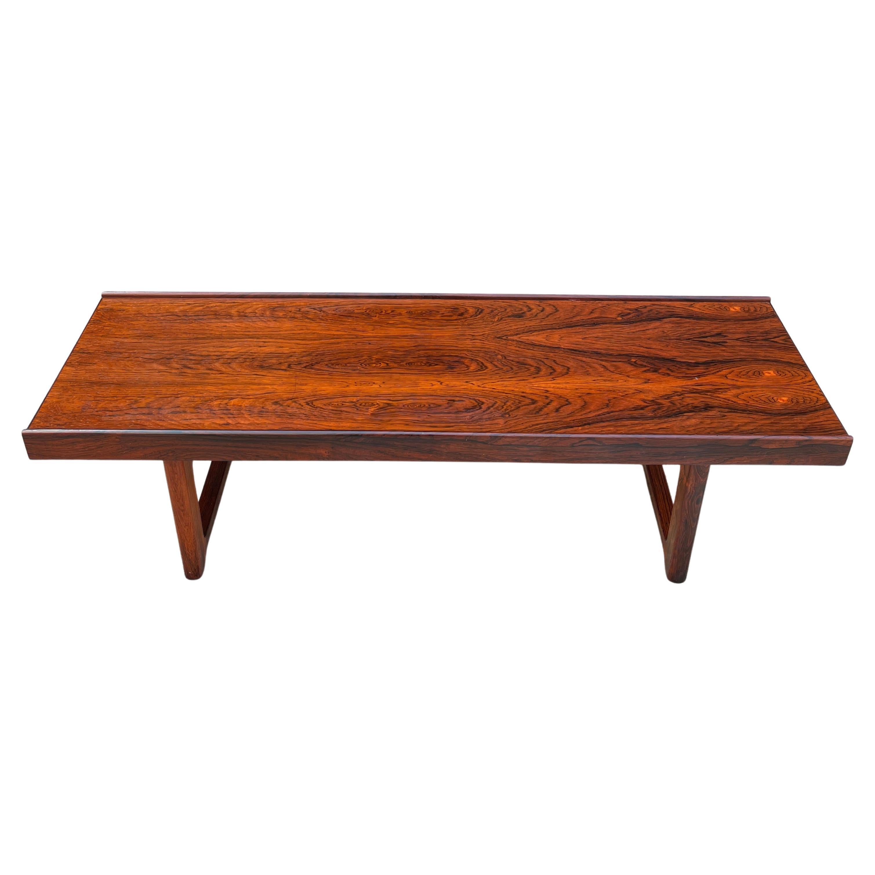 Midcentury “Krobo” Table / Bench by Torbjørn Afdal for Bruksbo In Good Condition For Sale In BROOKLYN, NY