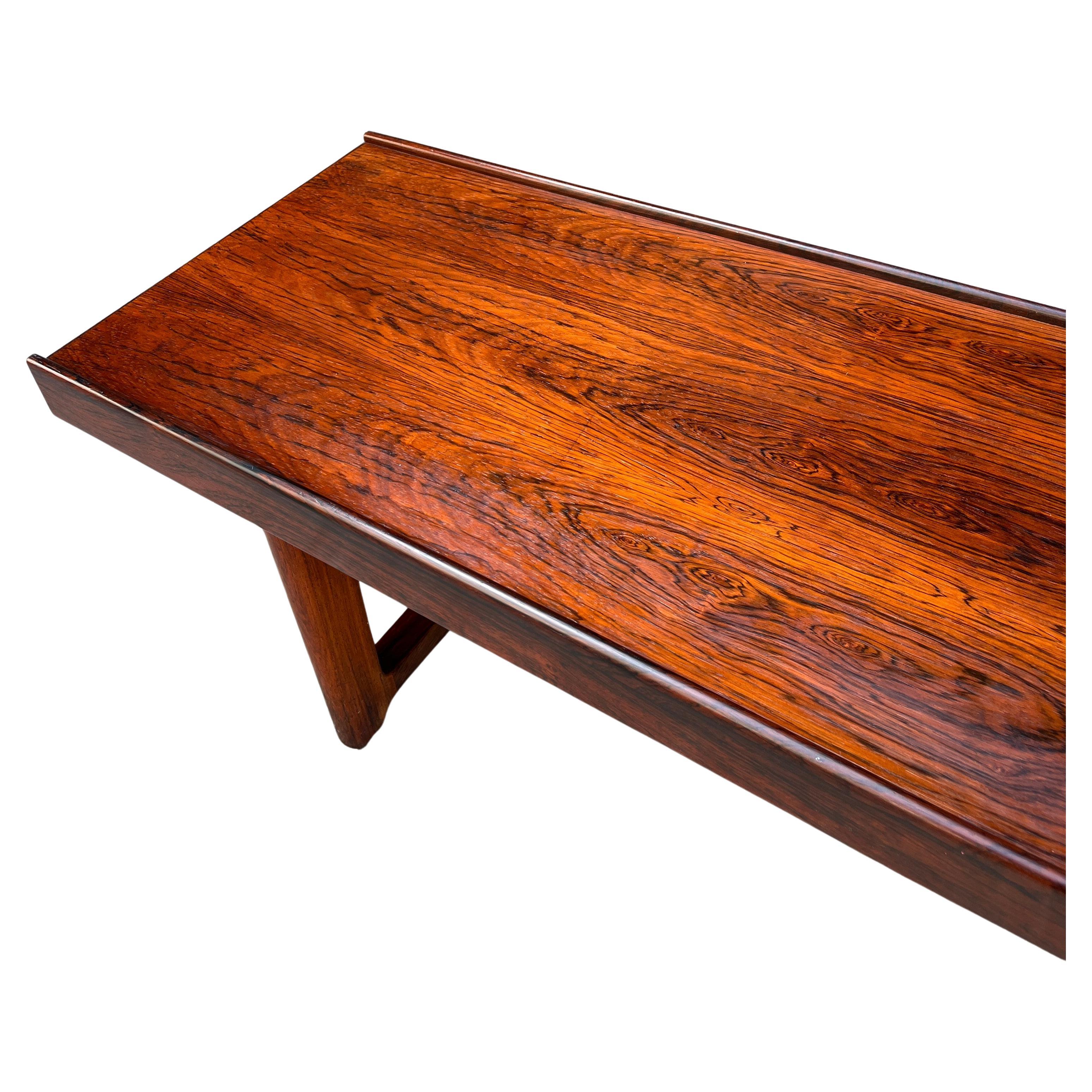 Wood Midcentury “Krobo” Table / Bench by Torbjørn Afdal for Bruksbo For Sale