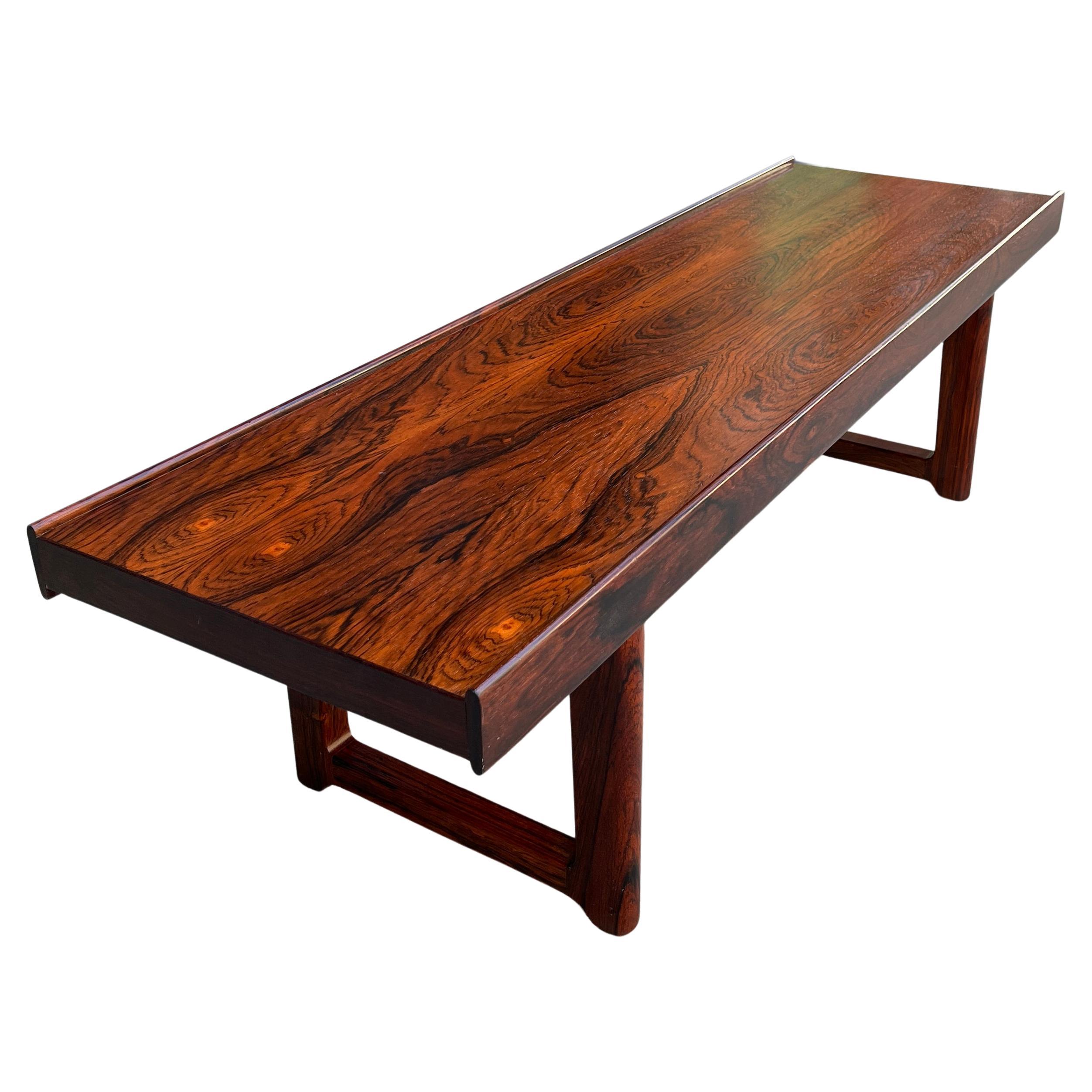 Midcentury “Krobo” Table / Bench by Torbjørn Afdal for Bruksbo For Sale