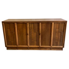 Midcentury Kroehler Patchwork Credenza