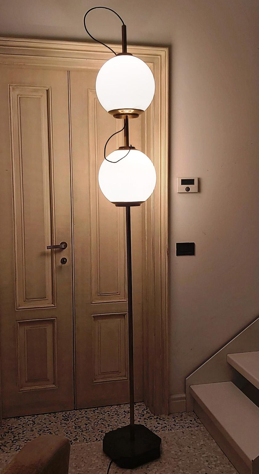  Luigi Caccia Dominioni Mid century Floor Lamp Mod. Lte10, Italy, 1954 2