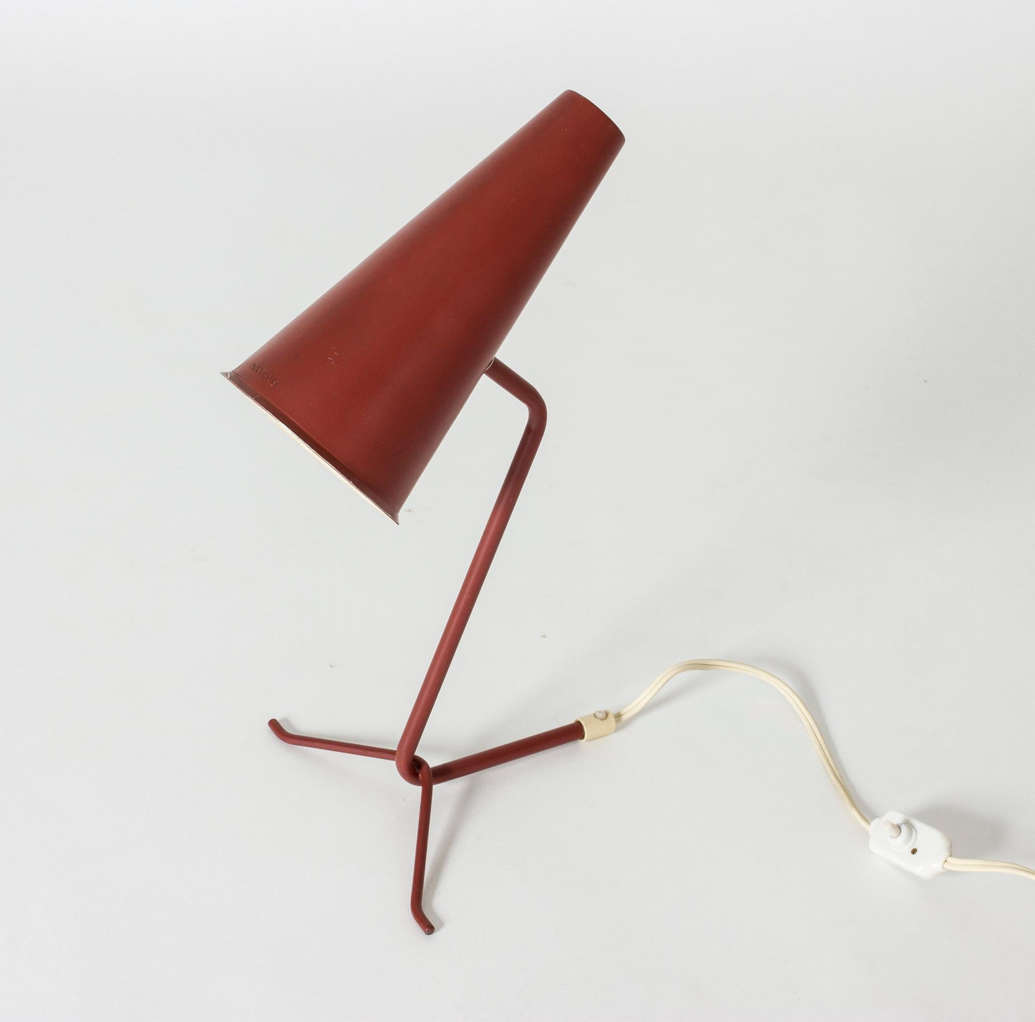 Mid-20th Century Midcentury Lacquered Table Lamp from ASEA