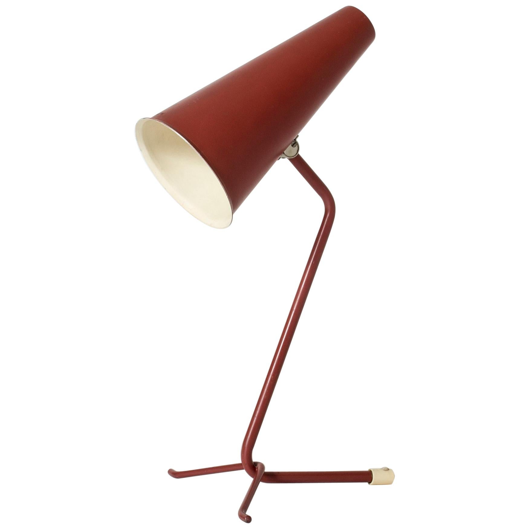 Midcentury Lacquered Table Lamp from ASEA