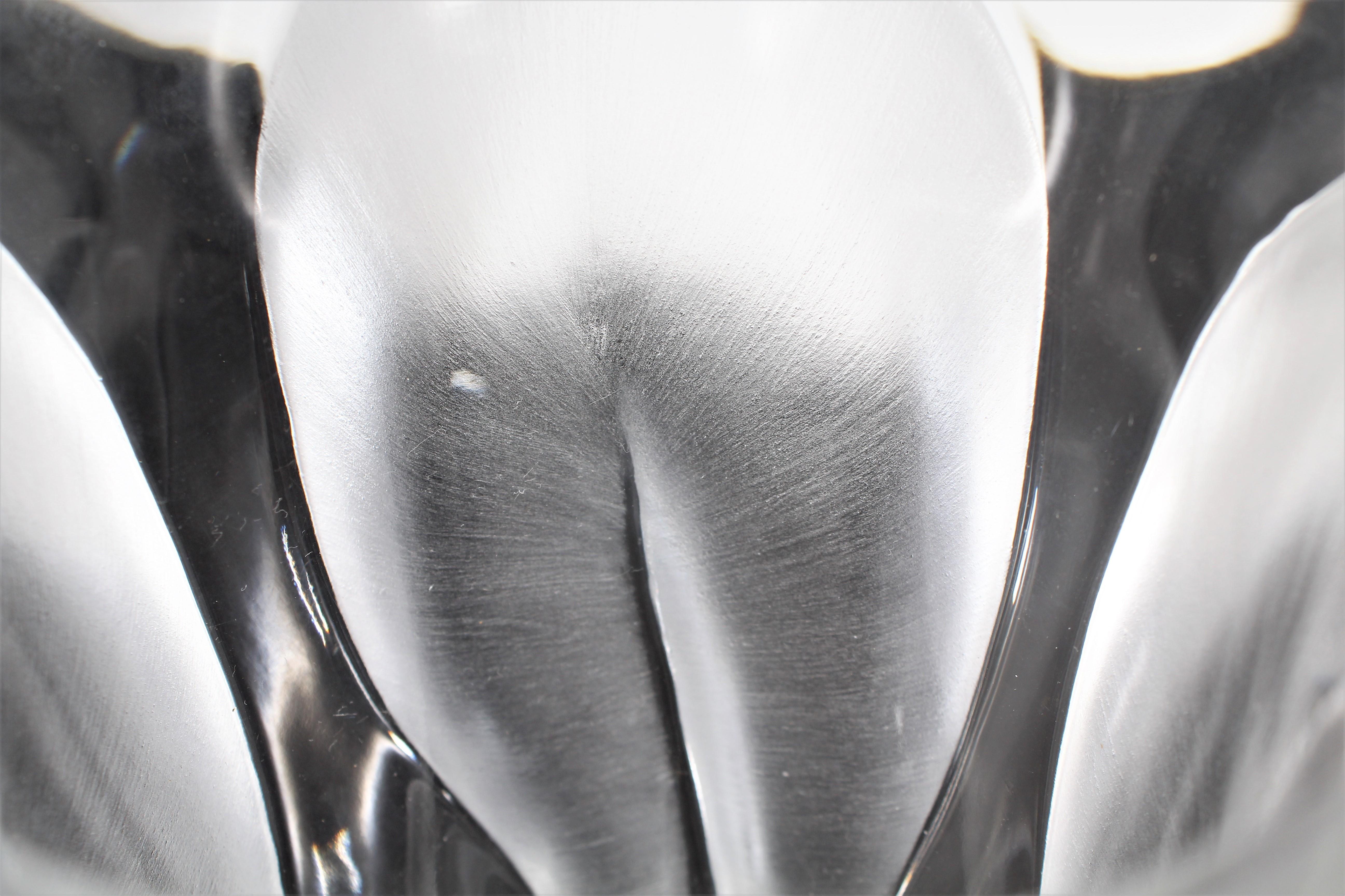 Mid-Century Modern Midcentury Lalique Ingrid Vase in Clear Crystal, France, 1960s