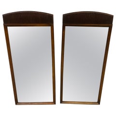 Vintage Midcentury Lane 1st Edition Walnut Mirrors