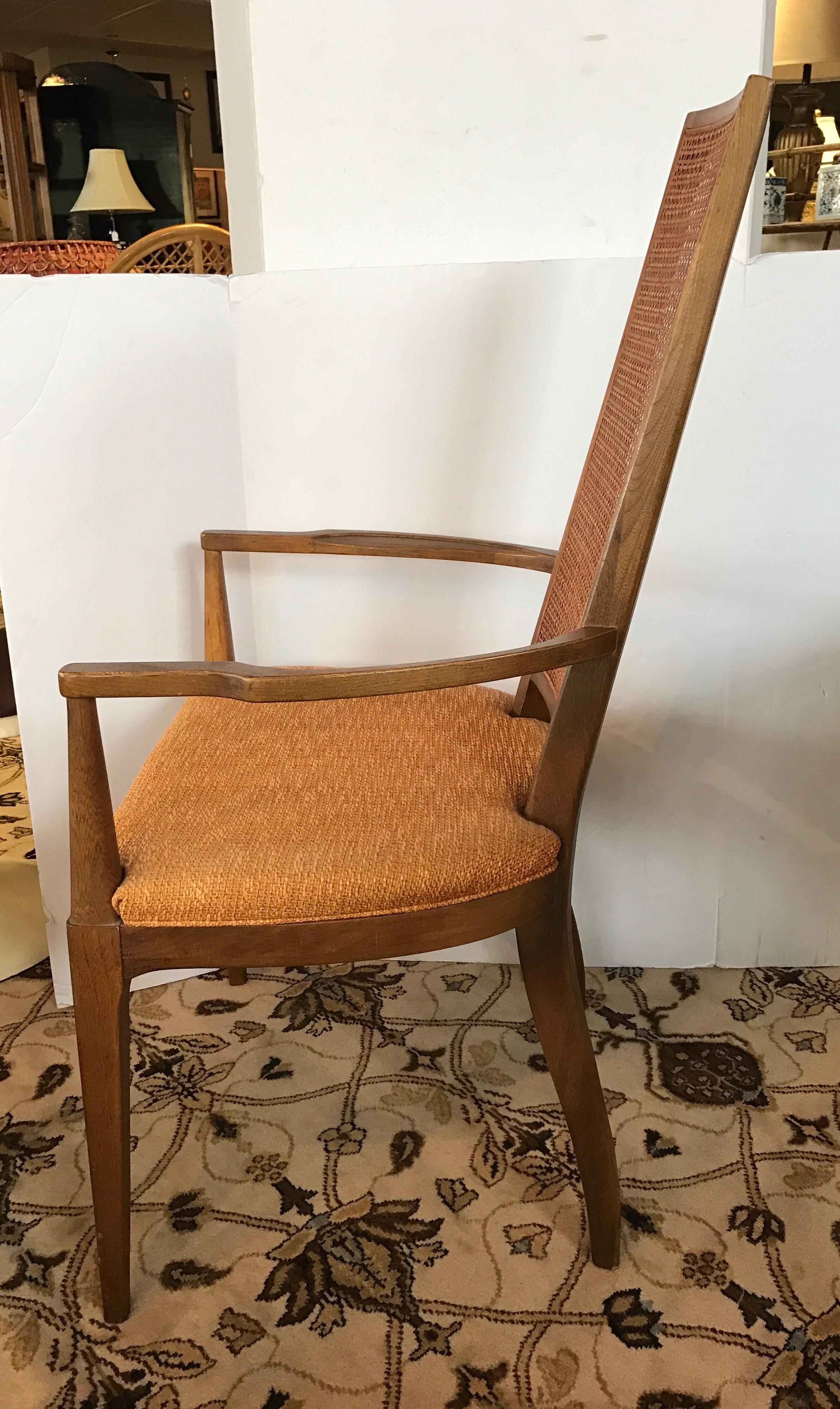 Midcentury Lane Altavista Alta Vista Dining Set Table and Six Matching Chairs In Excellent Condition In West Hartford, CT