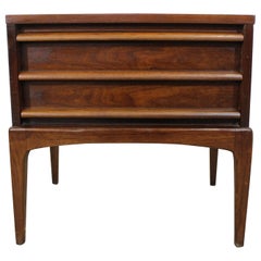 Midcentury Lane Rhythm Walnut Nightstand