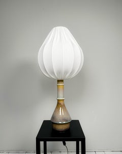 Moderne, große, einzigartige Tischlampe Carl Harry Stålhane Rörstrand, 1950er Jahre