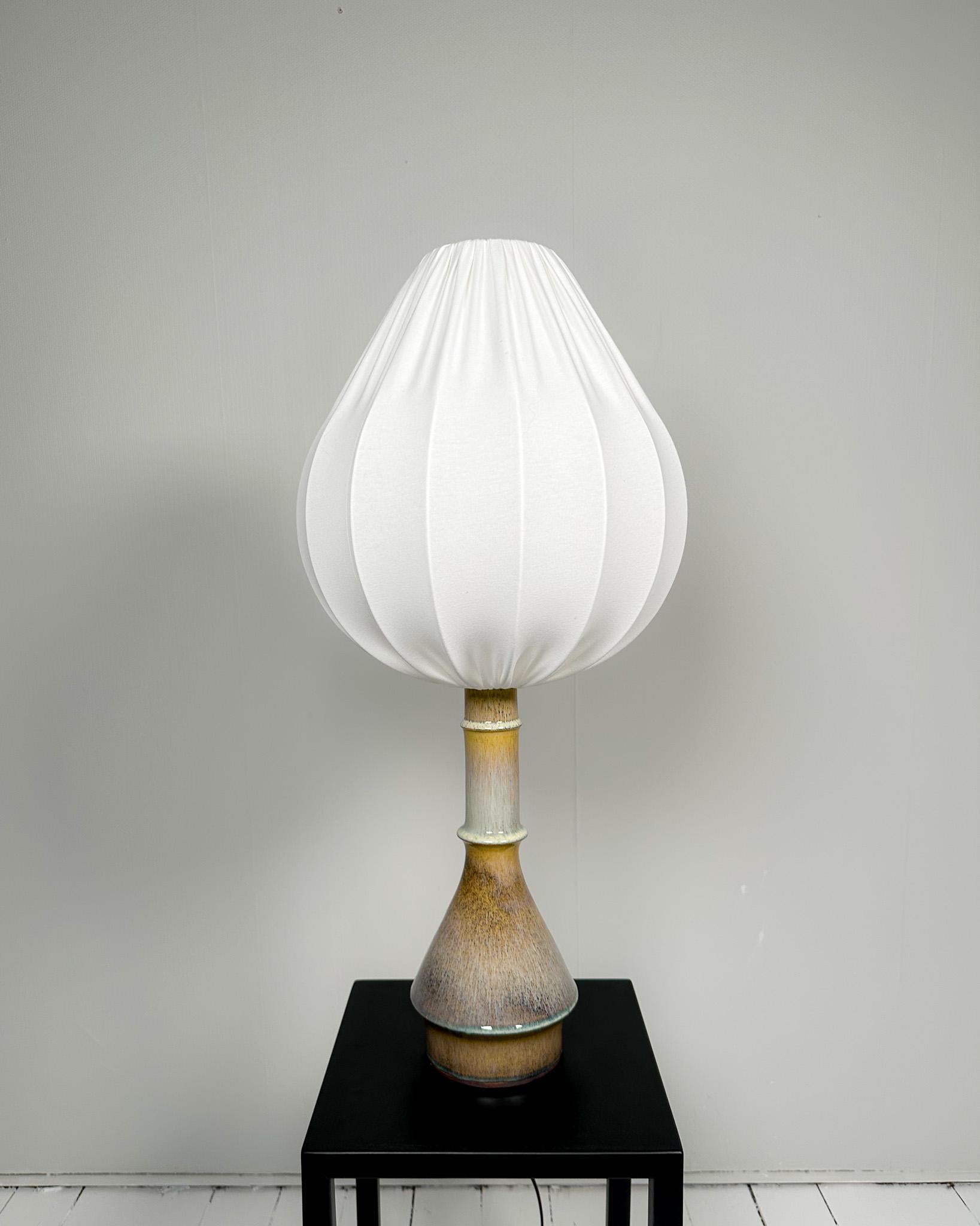 Mid-Century Modern Lampe de table unique Carl Harry Stålhane Rörstrand, 1950s en vente