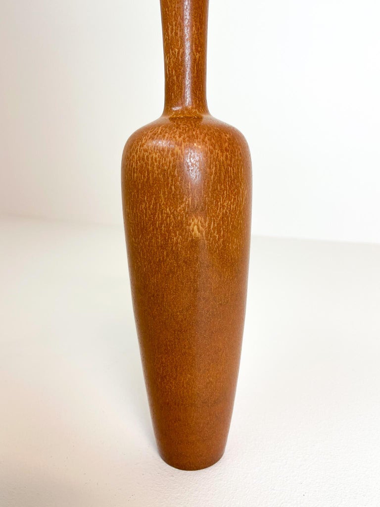 Midcentury Large Bottleneck Vase Rörstrand by Gunnar Nylund, Sweden For