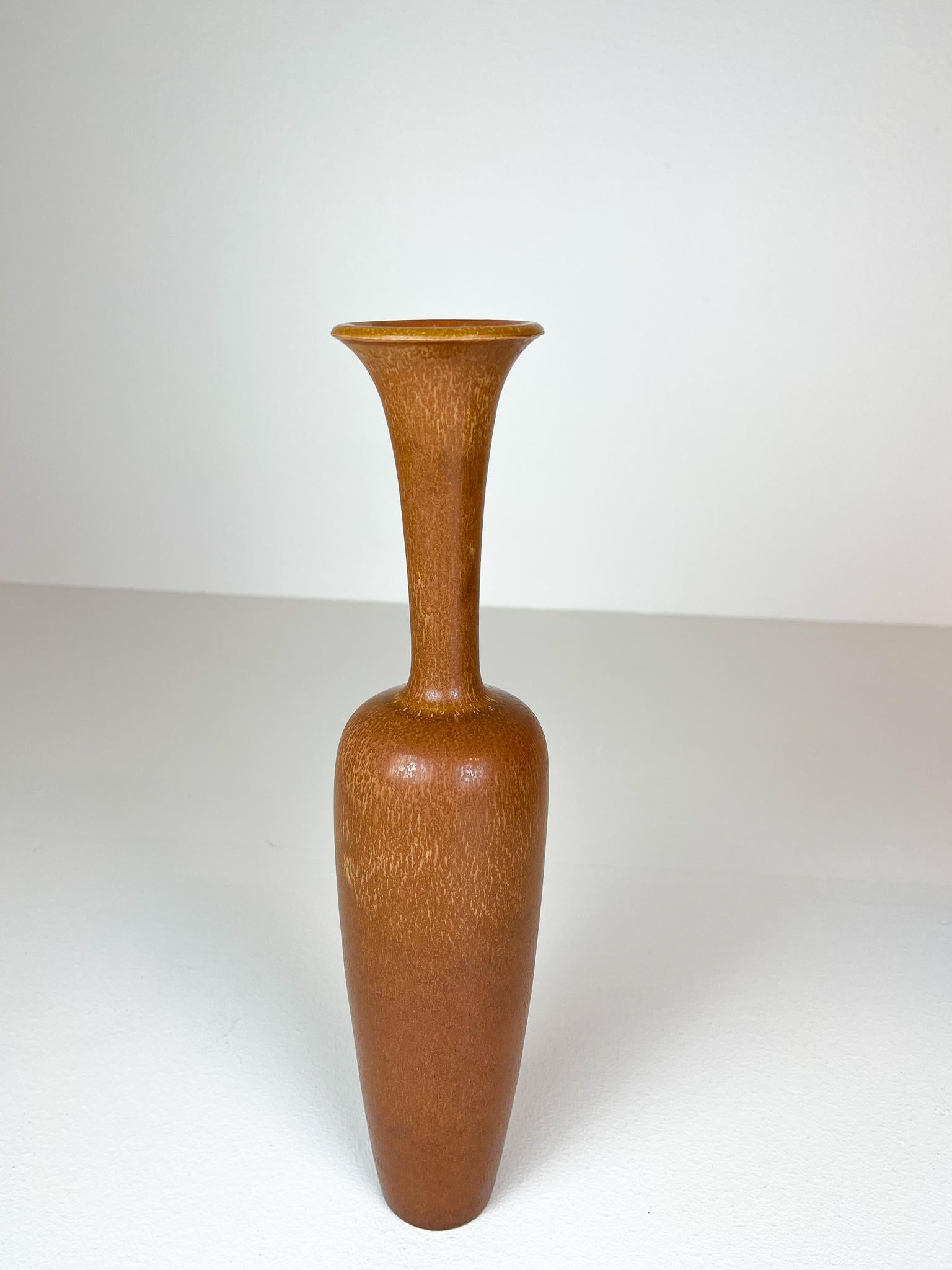 Mid-20th Century Midcentury Modern Large Bottleneck Vase Rörstrand by Gunnar Nylund, Sweden For Sale