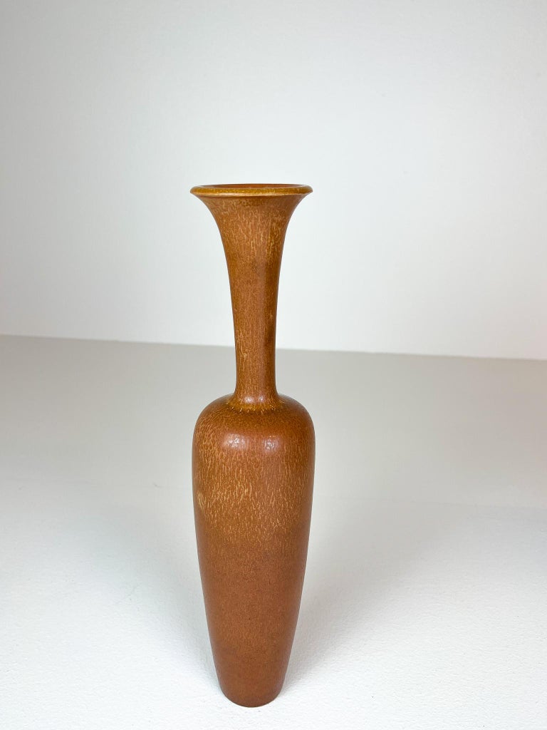 Midcentury Large Bottleneck Vase Rörstrand by Gunnar Nylund, Sweden For