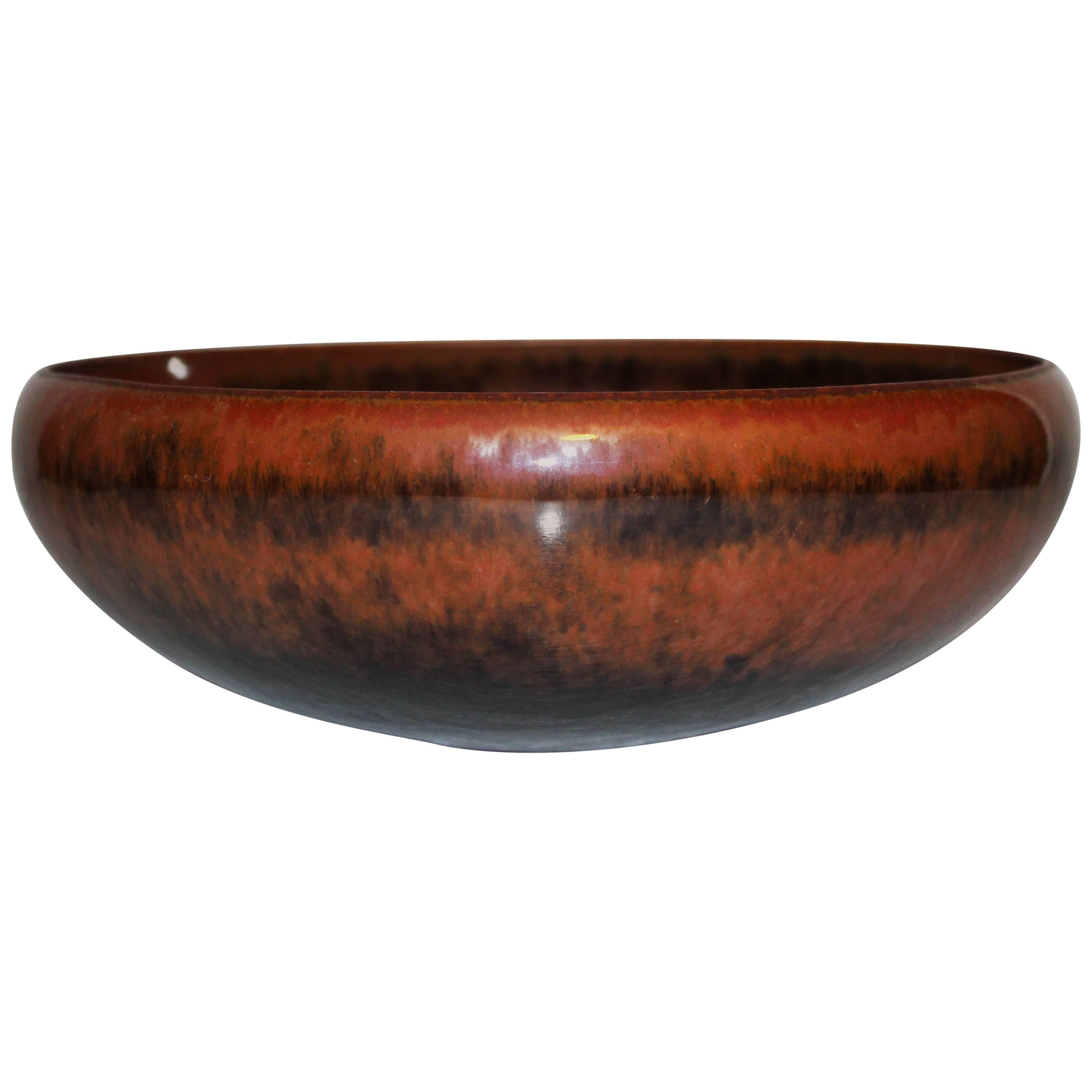Midcentury Large Ceramic Bowl by Carl-Harry Stålhane for Rörstrand