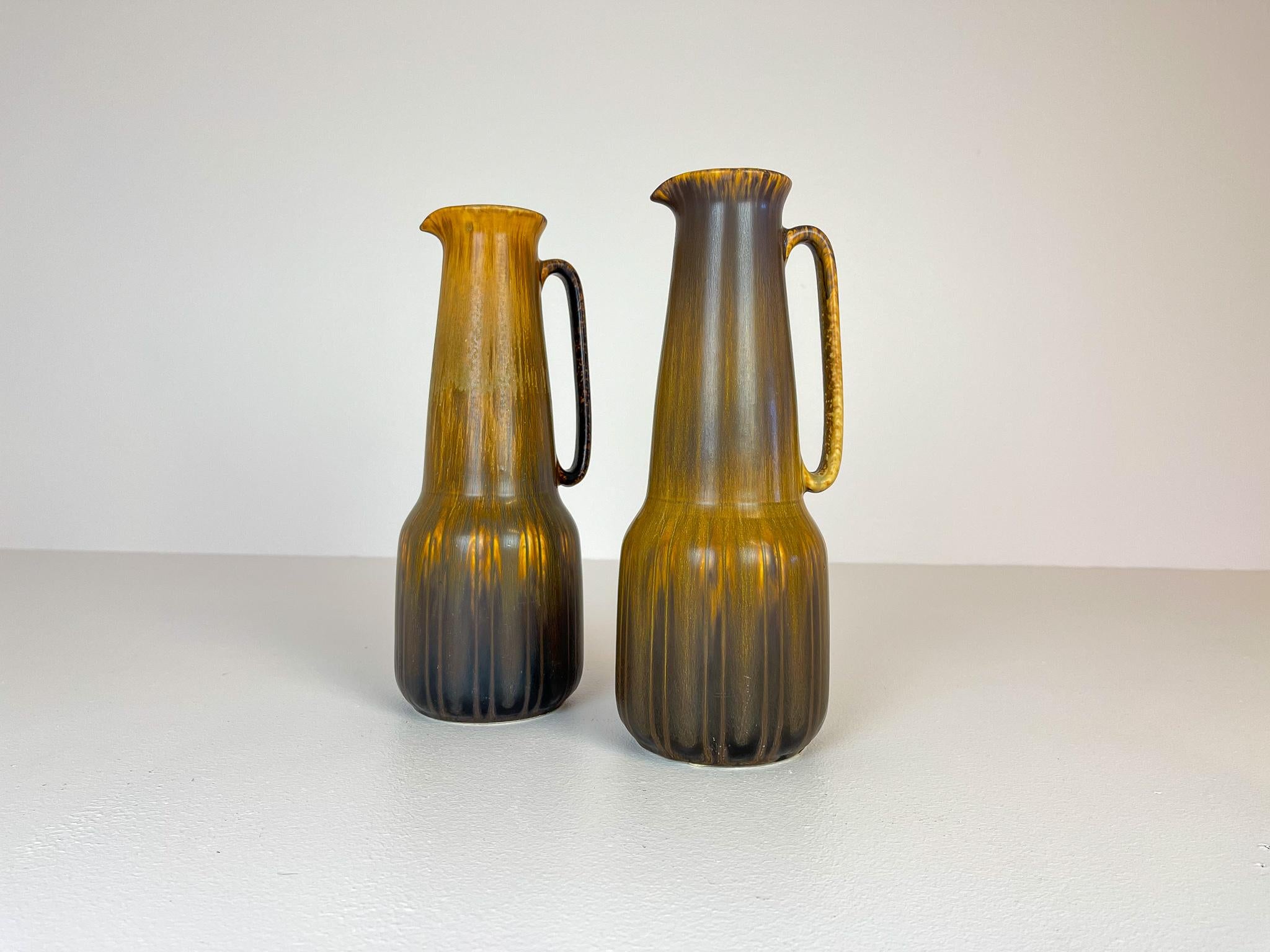 Mid-Century Modern Midcentury Modern Large Ceramic Vases Gunnar Nylund Rörstrand, Sweden For Sale