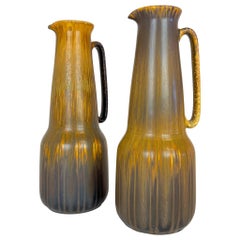 Vasi di grandi dimensioni in ceramica moderna del Medioevo Gunnar Nylund Rörstrand, Svezia