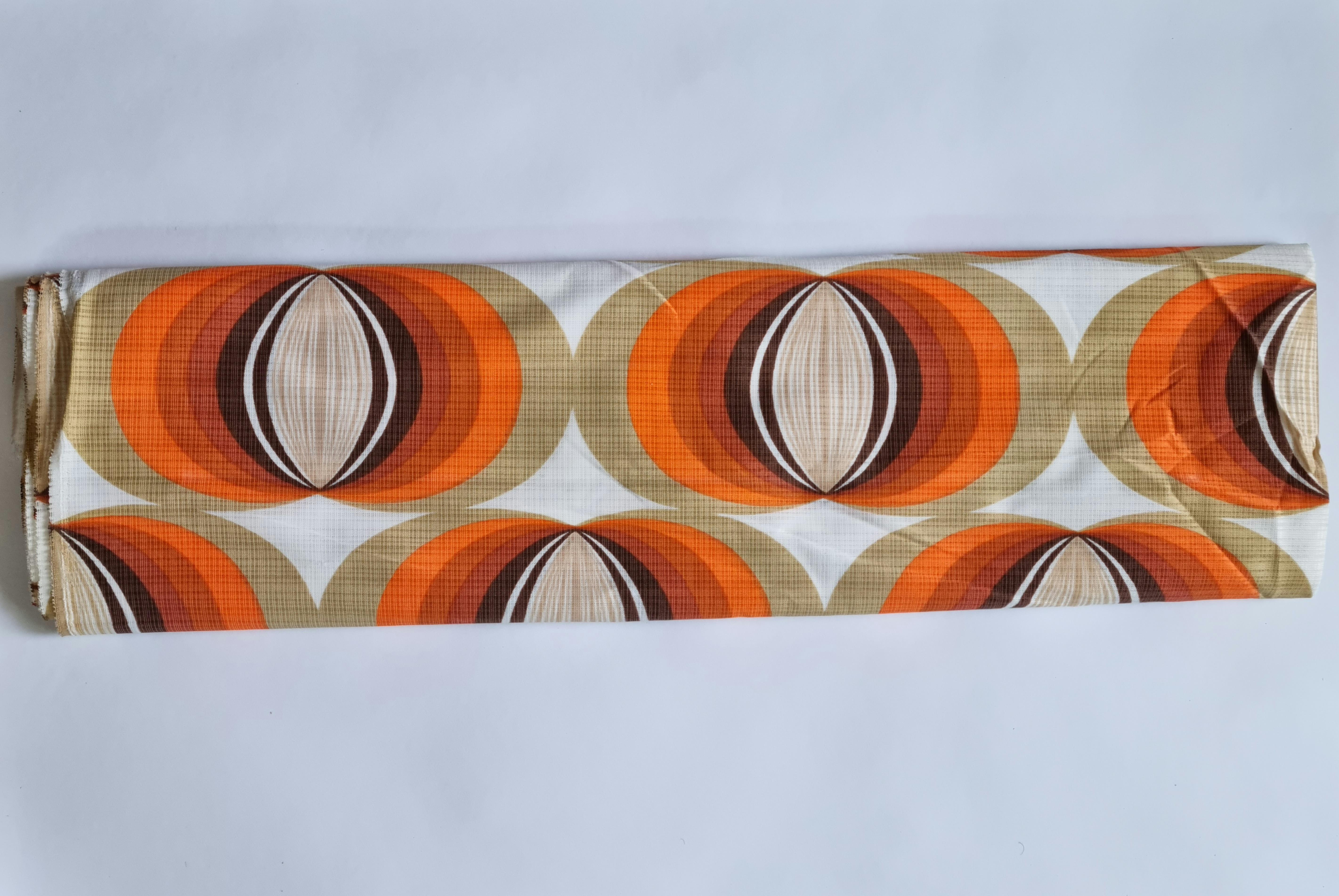 German Midcentury Large Cloth, Fabric or Textile in Style of Panton Verner, 1960s For Sale