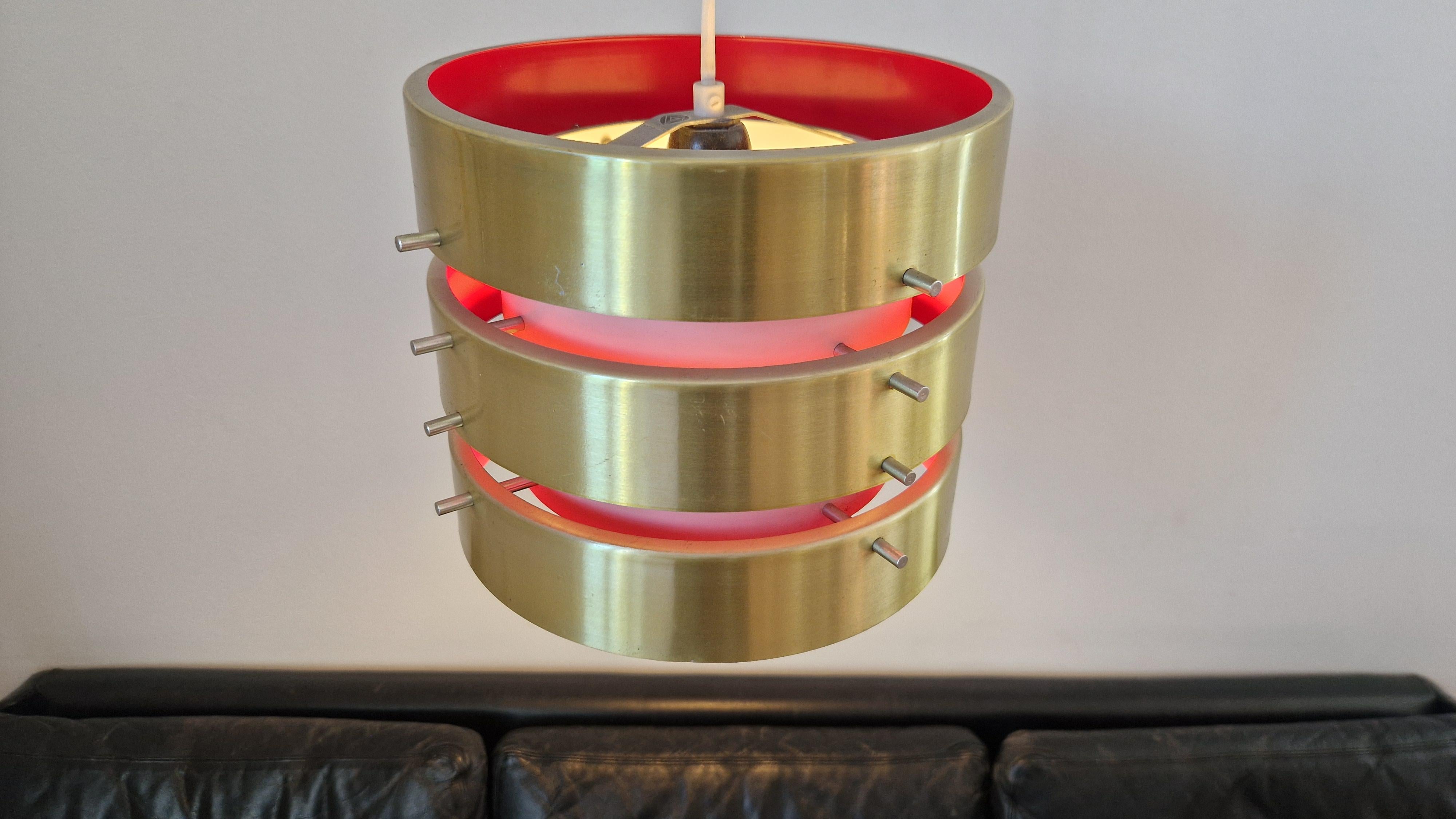 Late 20th Century Midcentury Large  Design Pendant , Germany, 1970s. For Sale