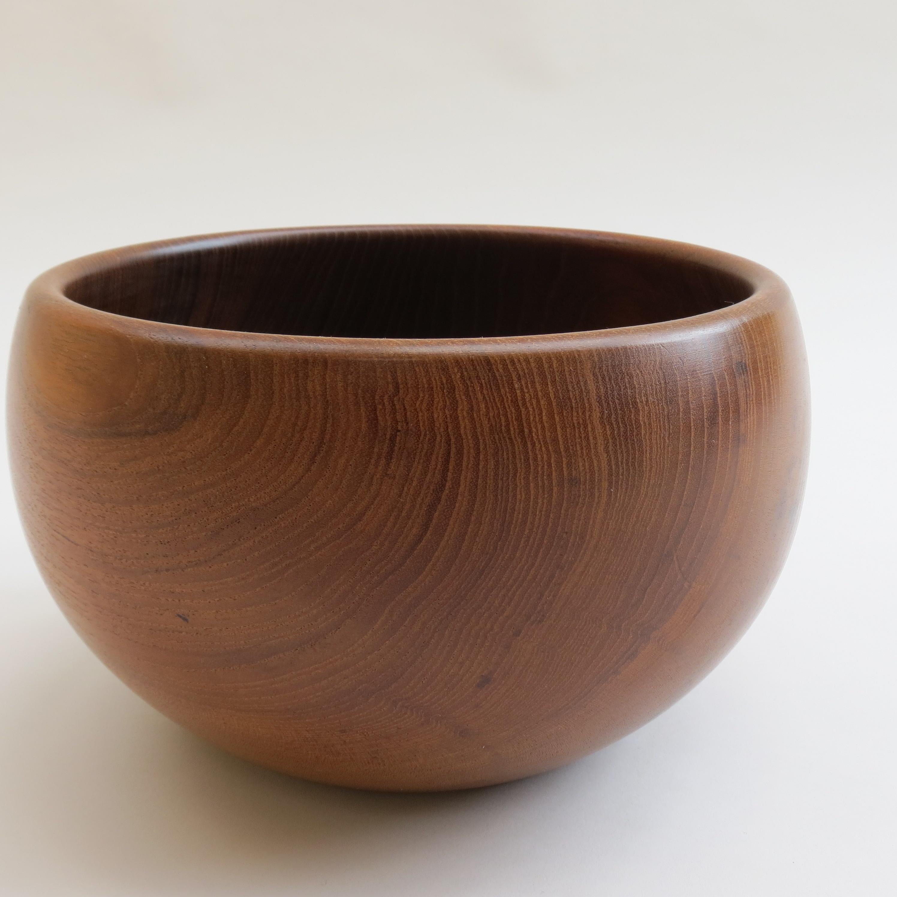 large teak wood bowl