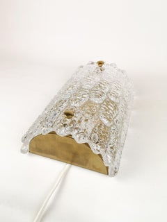 Midcentury Modern Large Modern Wall Lamp Orrefors by Carl Fagerlund